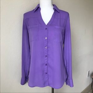 Express Portofino Shirt in Purple Lavender